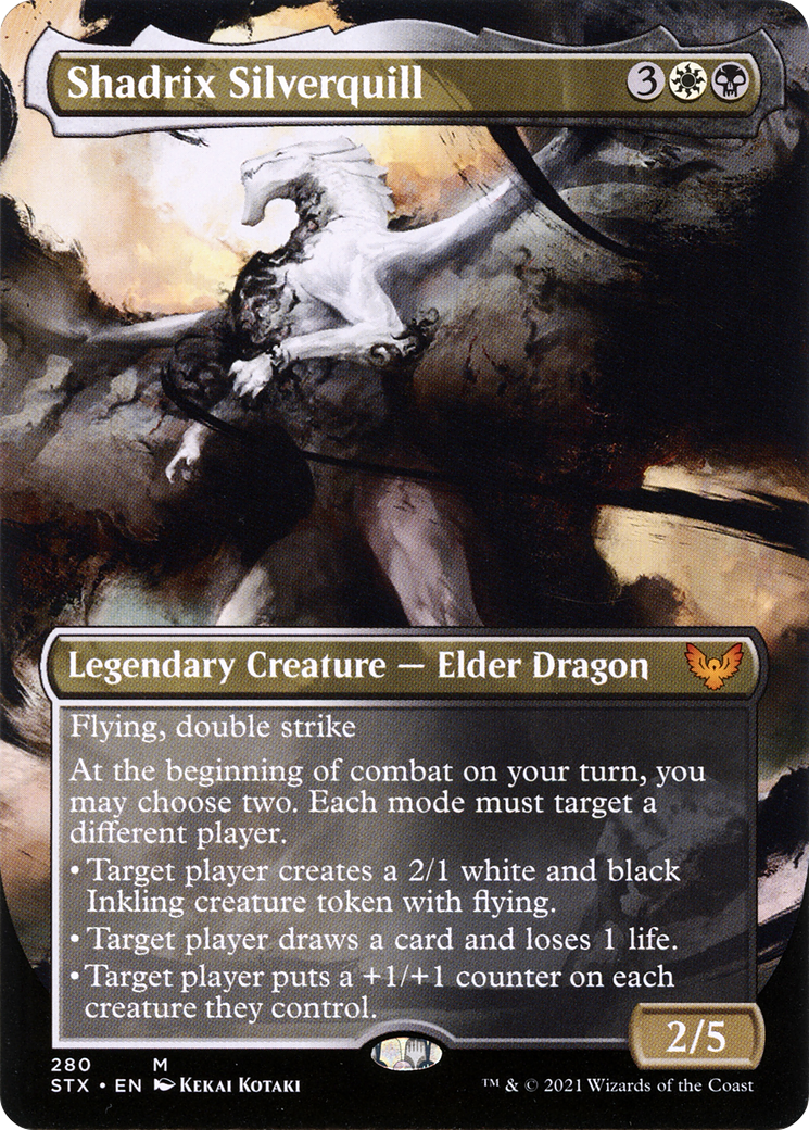 Shadrix Silverquill (STX-280) - Strixhaven: School of Mages (Borderless)