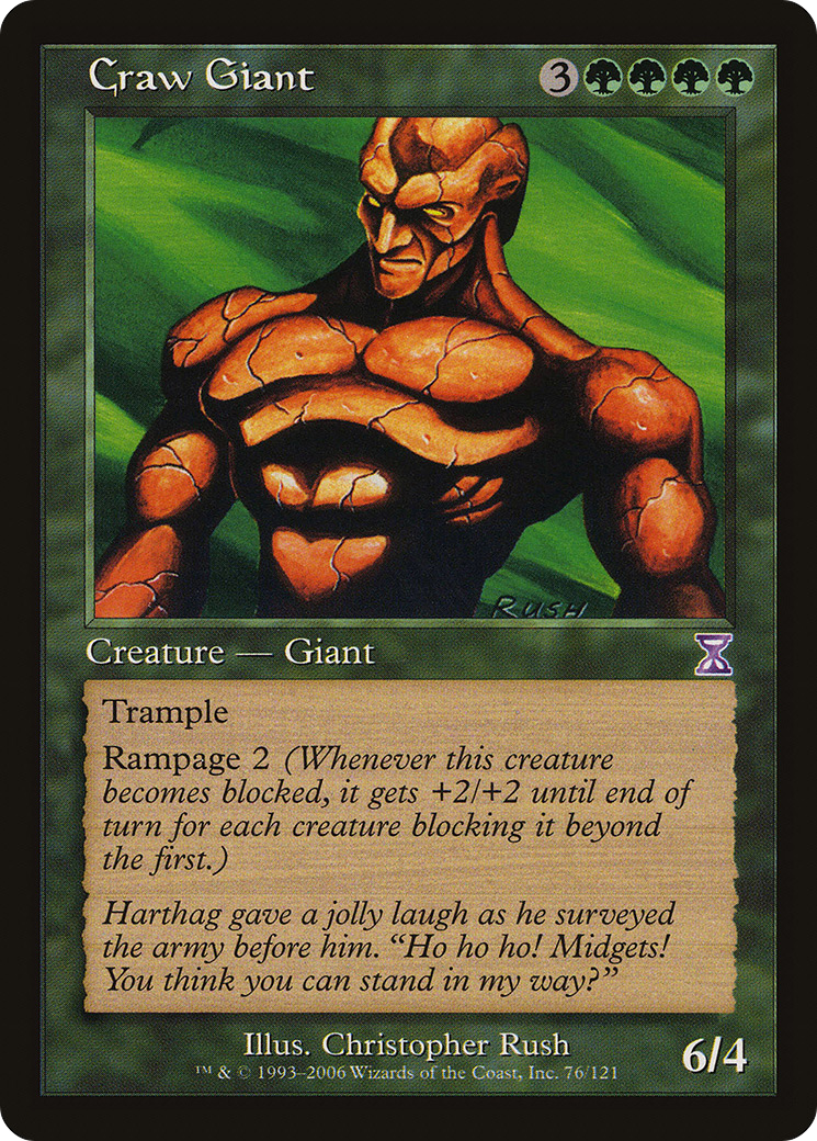 Craw Giant (TSB-076) - Time Spiral Timeshifted Foil