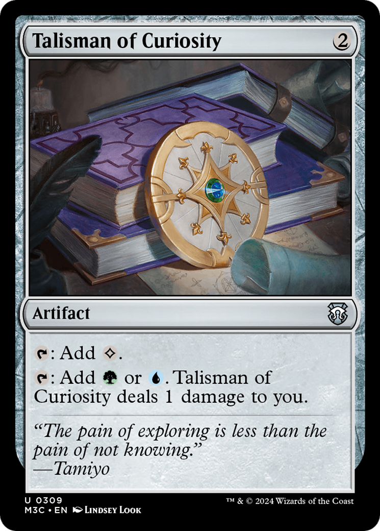 Talisman of Curiosity (M3C-309) - Modern Horizons 3 Commander