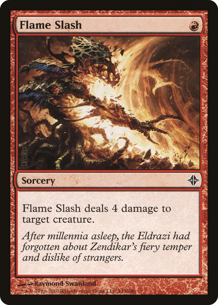 Flame Slash (ROE-145) - Rise of the Eldrazi