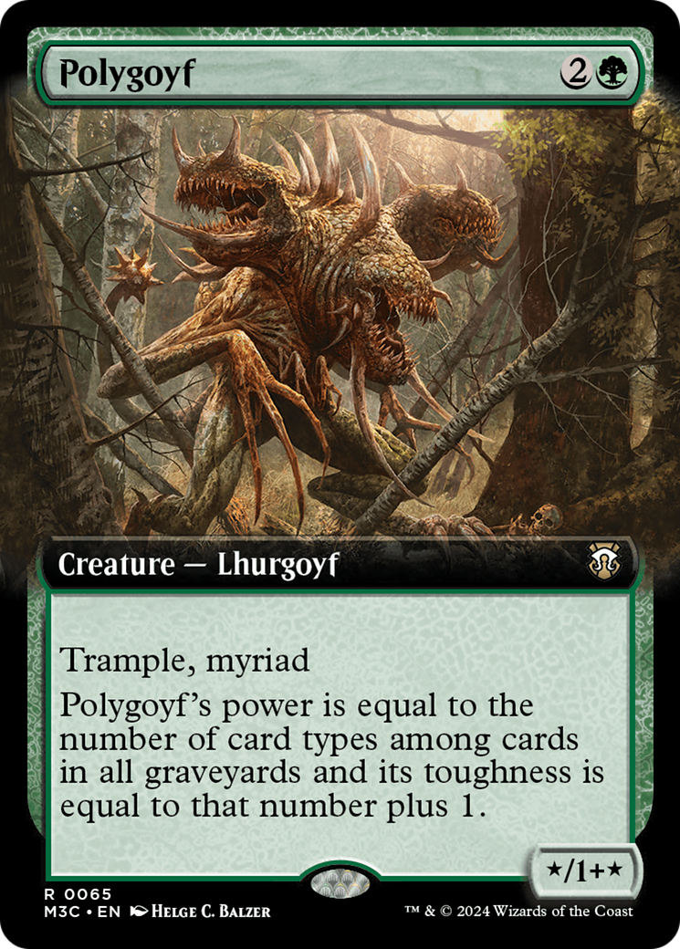 Polygoyf (M3C-065) - Modern Horizons 3 Commander: (Extended Art)