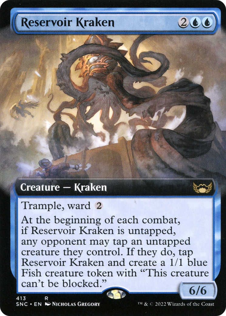 Reservoir Kraken (SNC-413) - Streets of New Capenna: (Extended Art)