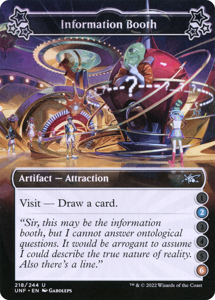 Information Booth (UNF-218A) - Unfinity Foil