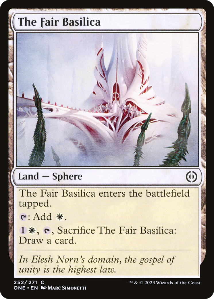 The Fair Basilica (ONE-252) - Phyrexia: All Will Be One
