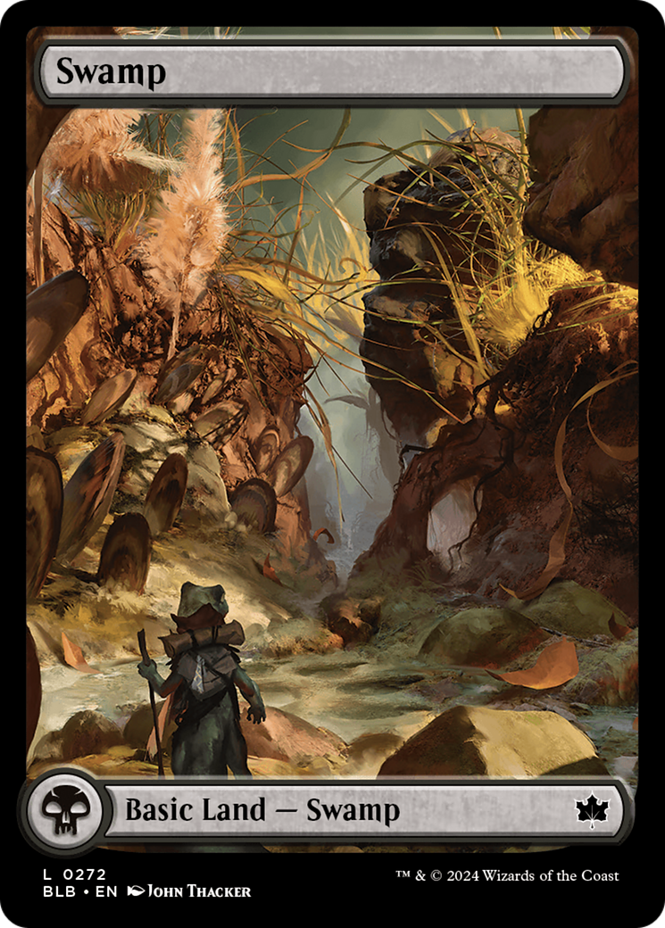Swamp (BLB-272) - Bloomburrow Foil