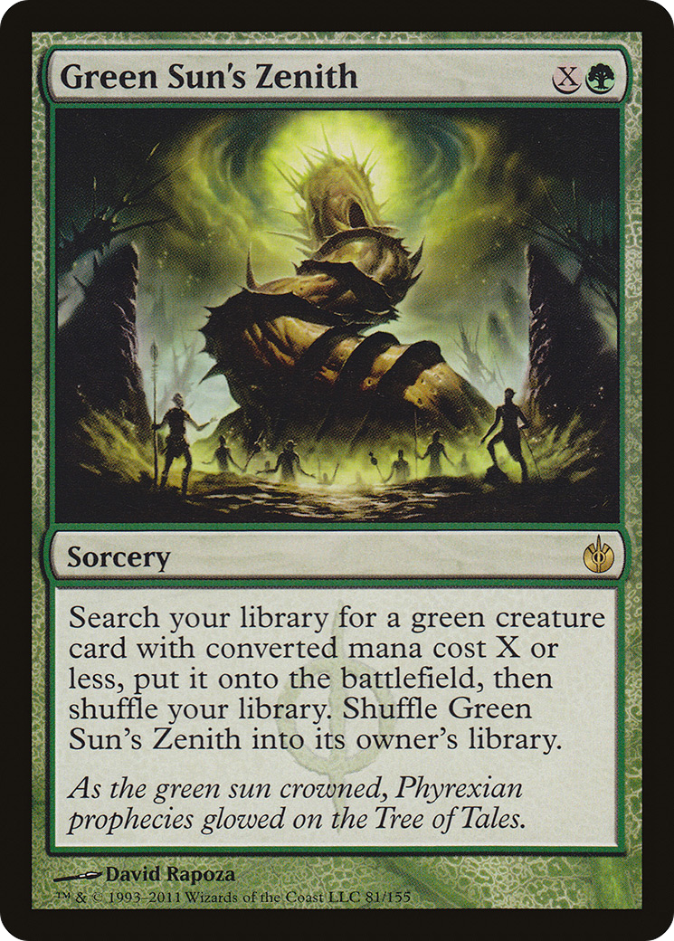 Green Sun's Zenith (MBS-081) - Mirrodin Besieged
