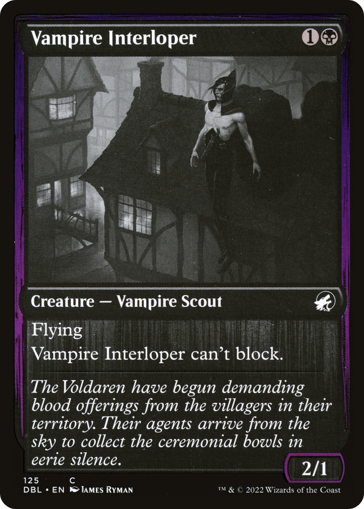 Vampire Interloper (DBL-125) - Innistrad: Double Feature