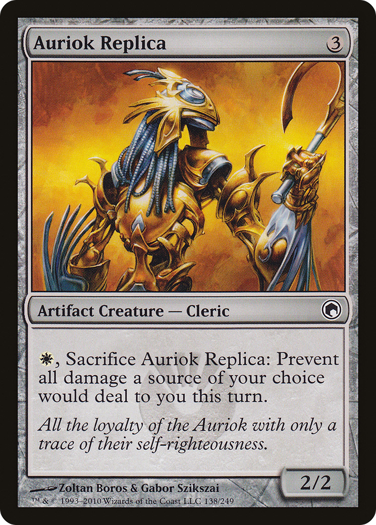 Auriok Replica (SOM-138) - Scars of Mirrodin Foil