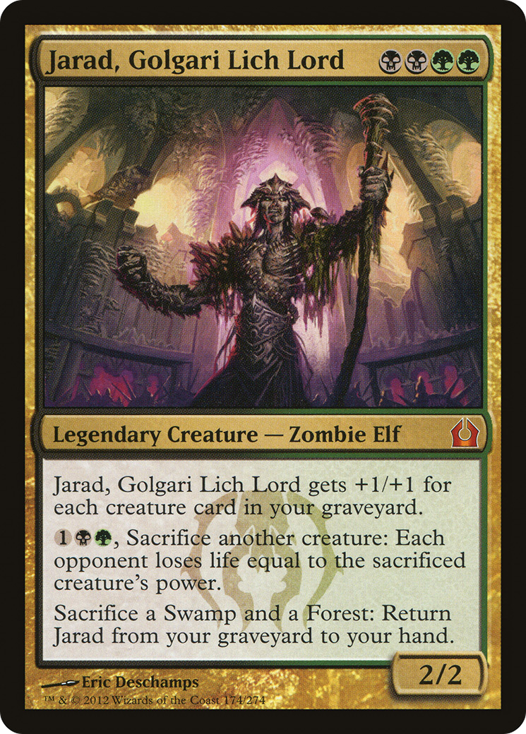 Jarad, Golgari Lich Lord (RTR-174) - Return to Ravnica