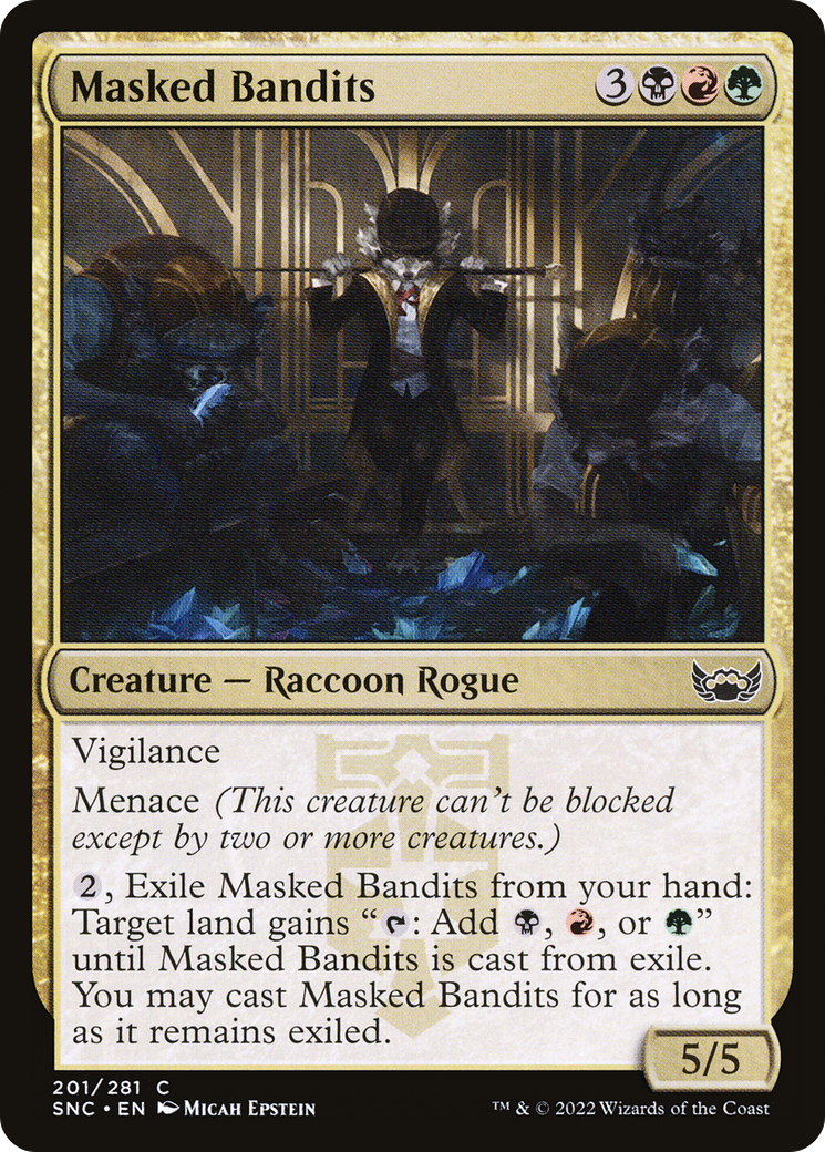 Masked Bandits (SNC-201) - Streets of New Capenna Foil