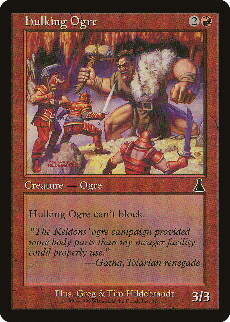 Hulking Ogre (UDS-087) - Urza's Destiny