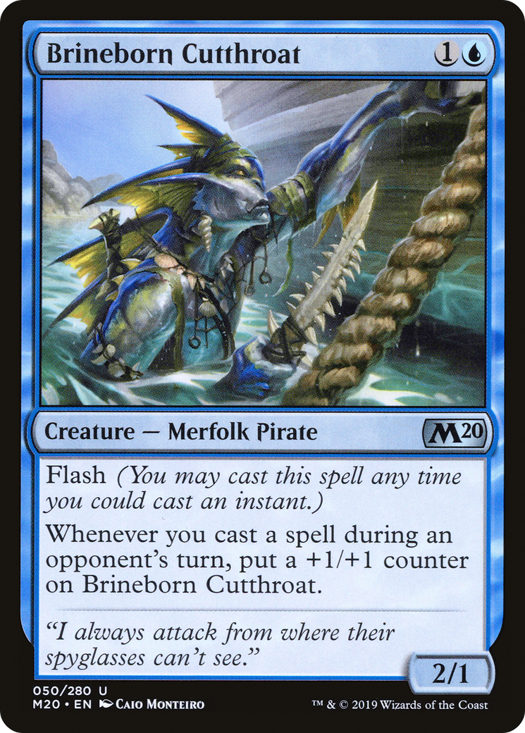 Brineborn Cutthroat (M20-050) - Core Set 2020 Foil