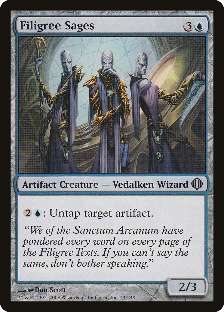 Filigree Sages (ALA-044) - Shards of Alara Foil