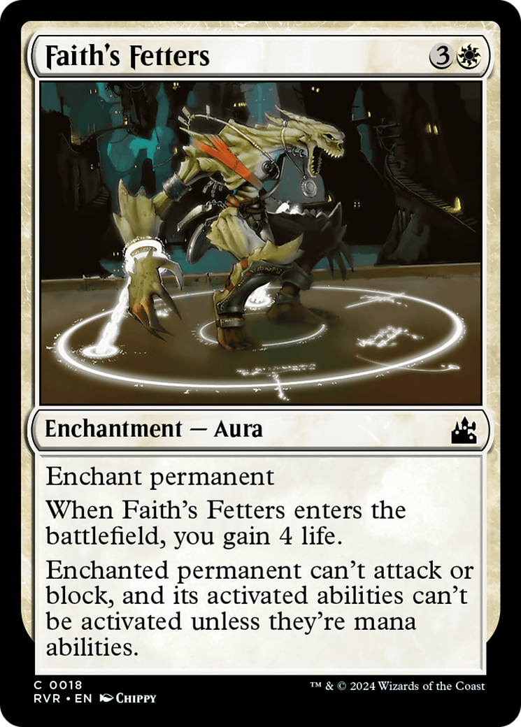 Faith's Fetters (RVR-018) - Ravnica Remastered Foil