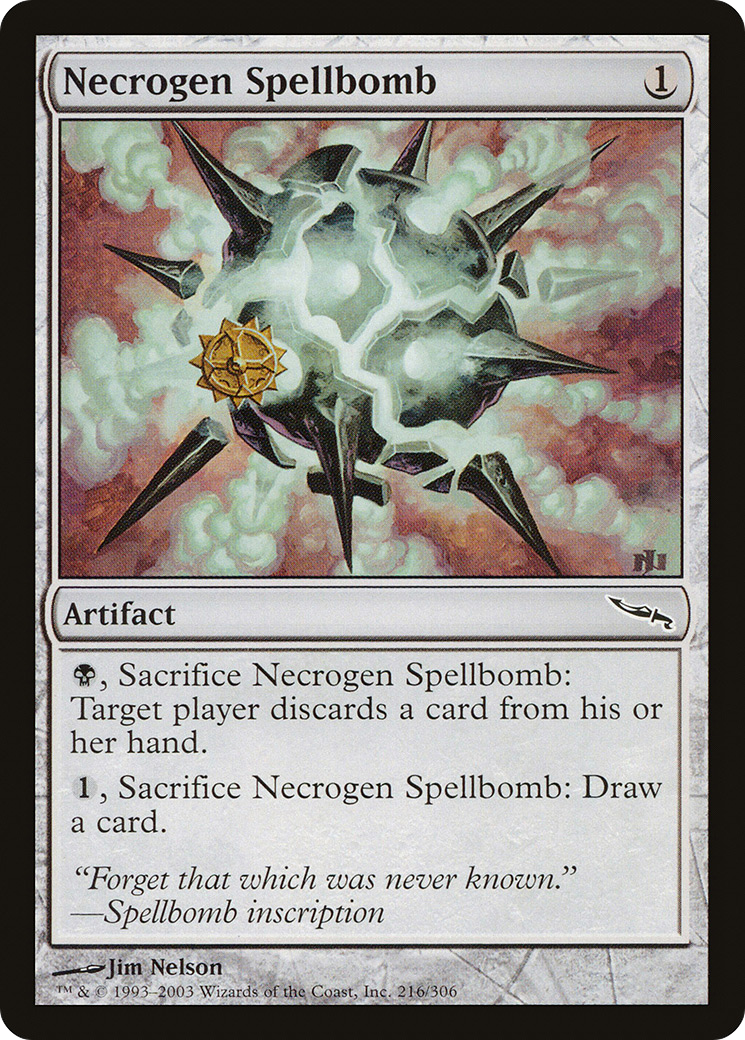 Necrogen Spellbomb (MRD-216) - Mirrodin