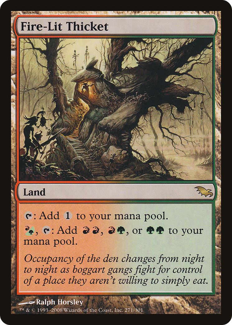 Fire-Lit Thicket (SHM-271) - Shadowmoor