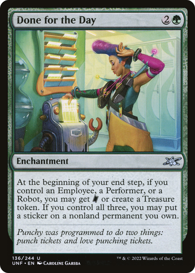 Done for the Day (UNF-136) - Unfinity Foil