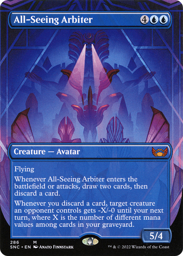 All-Seeing Arbiter (SNC-286) - Streets of New Capenna (Borderless) Foil