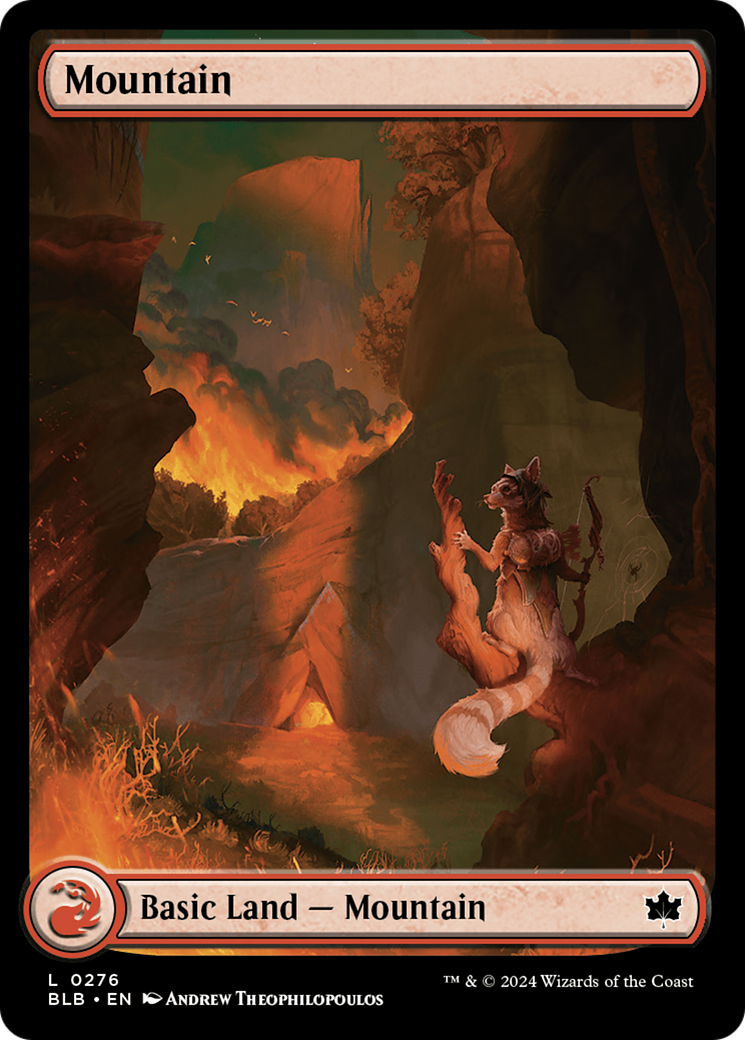 Mountain (BLB-276) - Bloomburrow Foil