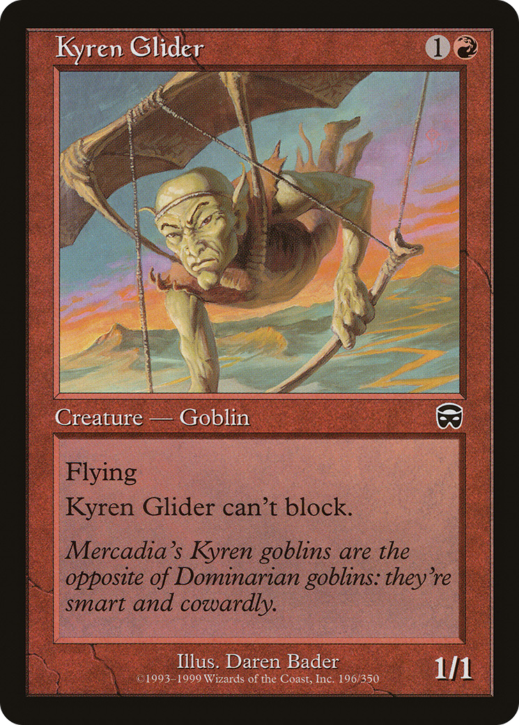 Kyren Glider (MMQ-196) - Mercadian Masques