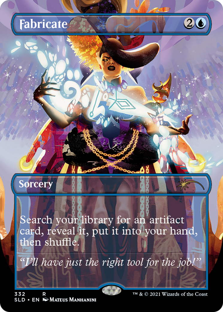 Fabricate (SLD-332) - Secret Lair Drop (Borderless) Foil