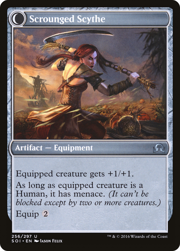 Harvest Hand // Scrounged Scythe (SOI-256) - Shadows over Innistrad: (Double Faced Transform) Foil