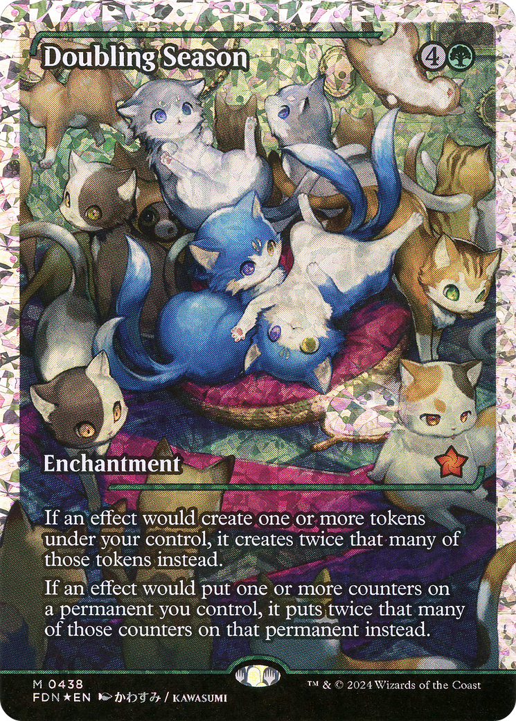 Doubling Season (FDN-438) - Foundations: (Showcase) Foil