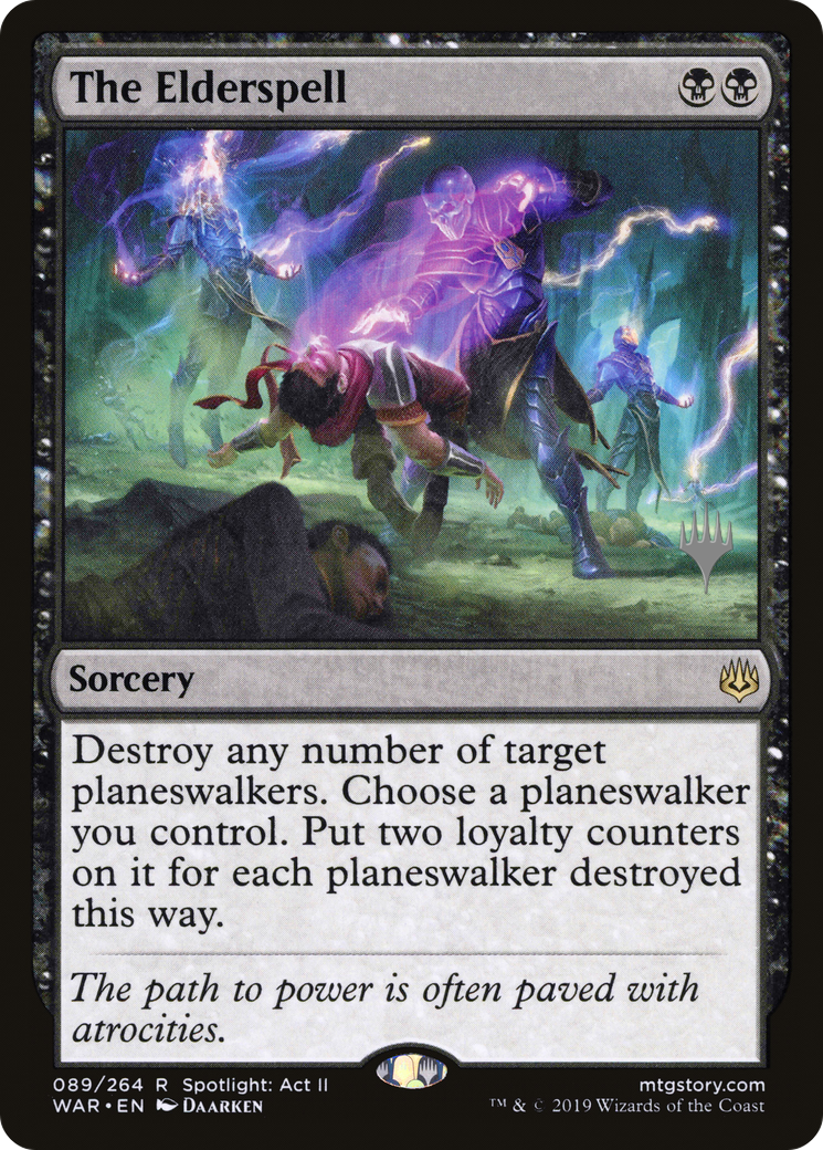 The Elderspell (PPELD-89P) - War of the Spark Promos Foil