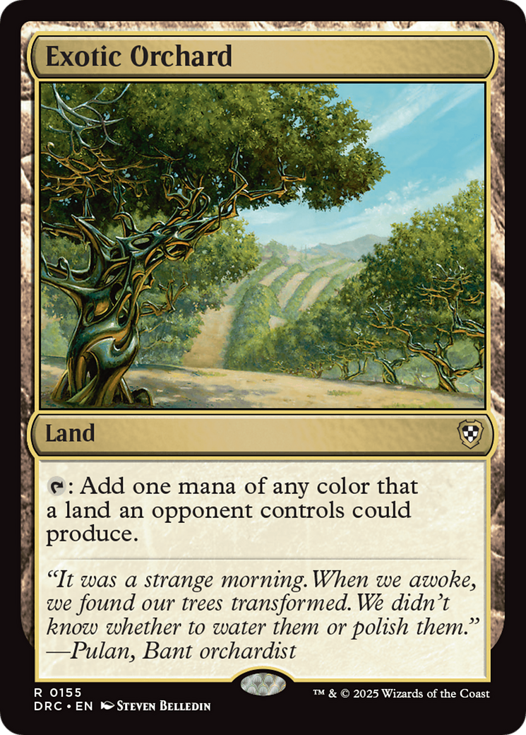 Exotic Orchard (DRC-155) - Commander: Aetherdrift