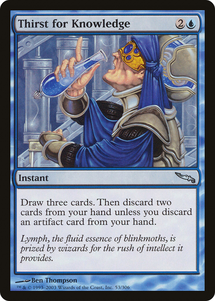 Thirst for Knowledge (MRD-053) - Mirrodin Foil