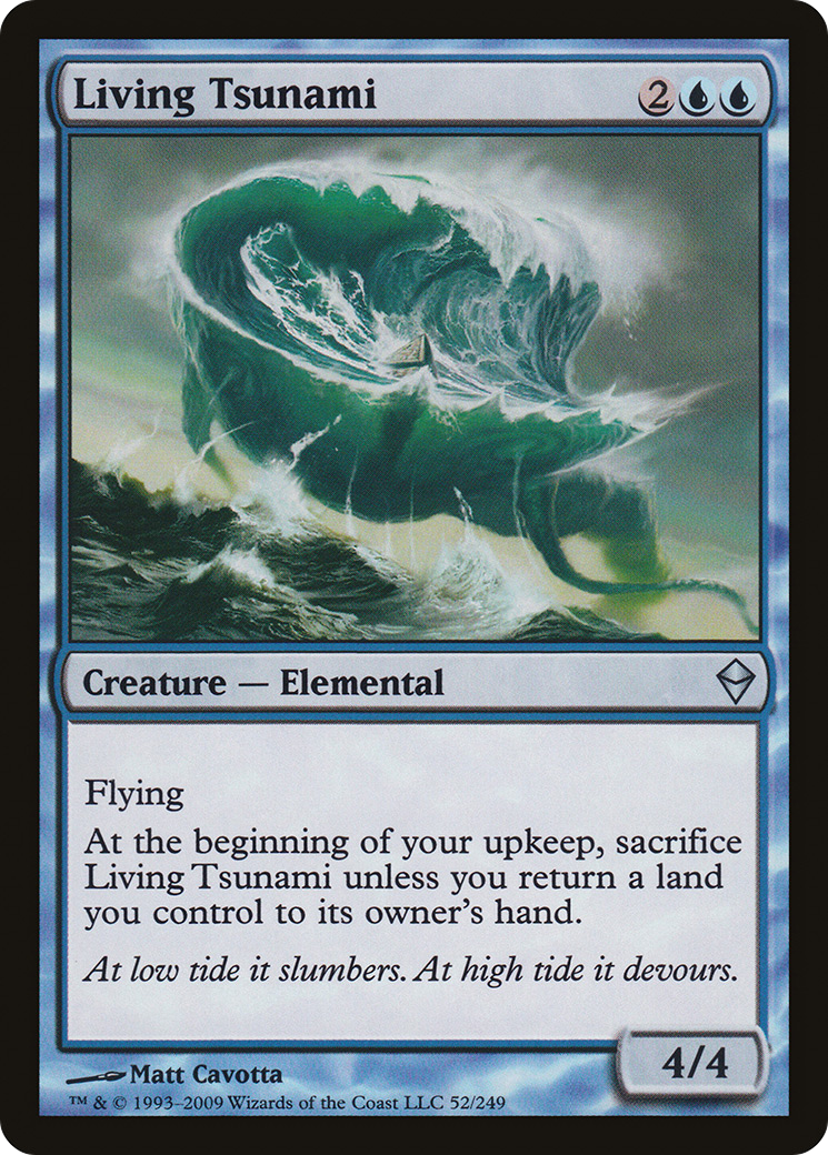 Living Tsunami (ZEN-052) - Zendikar Foil
