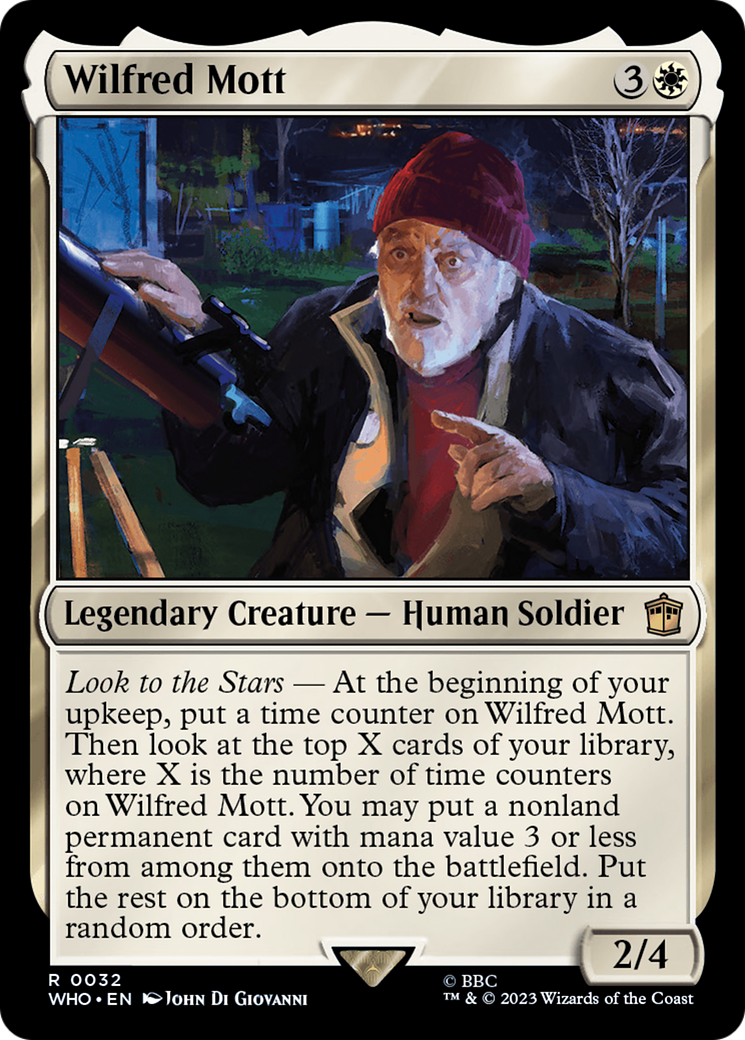 Wilfred Mott (WHO-032) - Doctor Who Foil