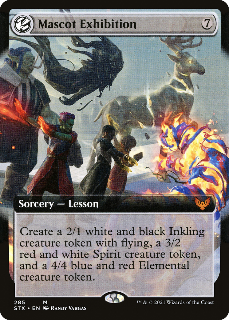 Mascot Exhibition (STX-285) - Strixhaven: School of Mages: (Extended Art, lesson) Foil