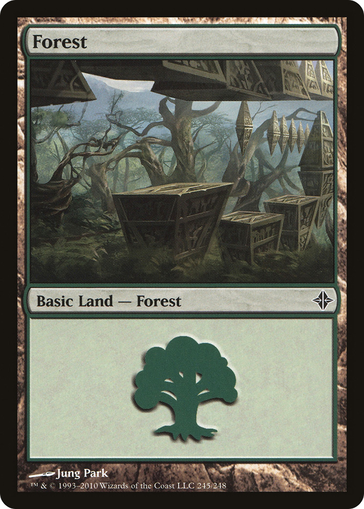 Forest (ROE-245) - Rise of the Eldrazi Foil