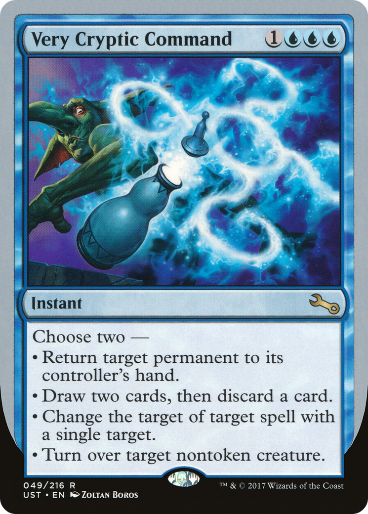 Very Cryptic Command (UST-49D) - Unstable