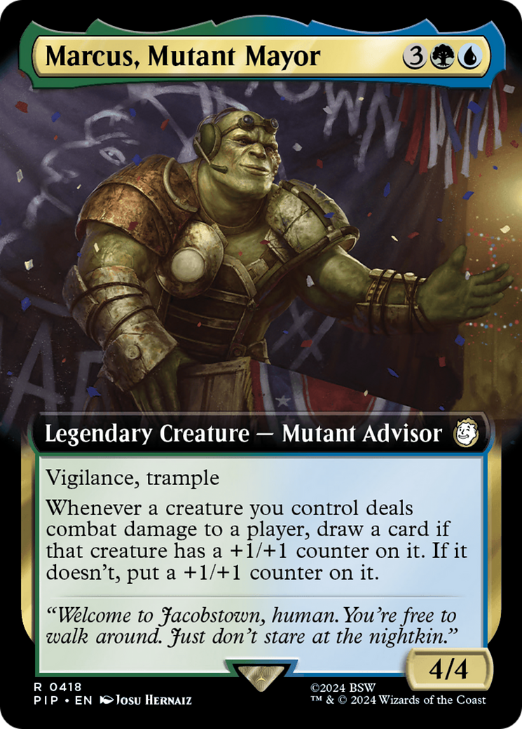 Marcus, Mutant Mayor (PIP-418) - Fallout: (Extended Art)