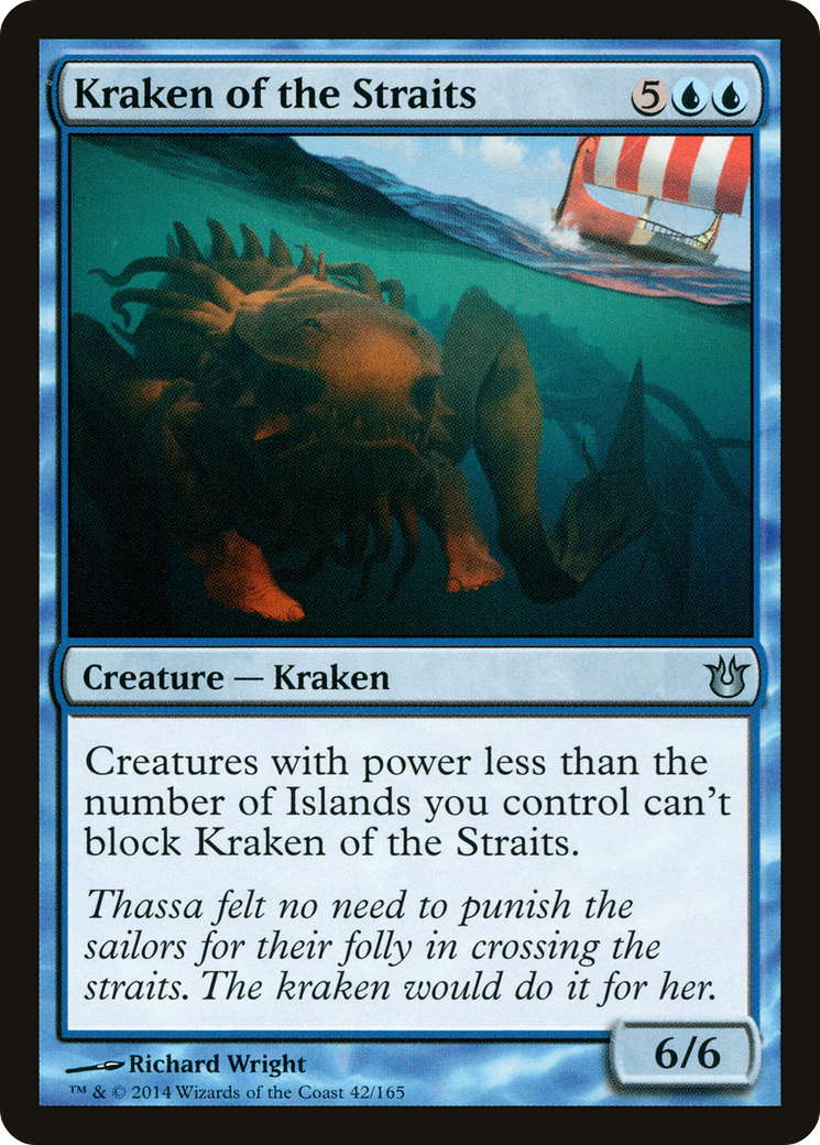 Kraken of the Straits (BNG-042) - Born of the Gods Foil