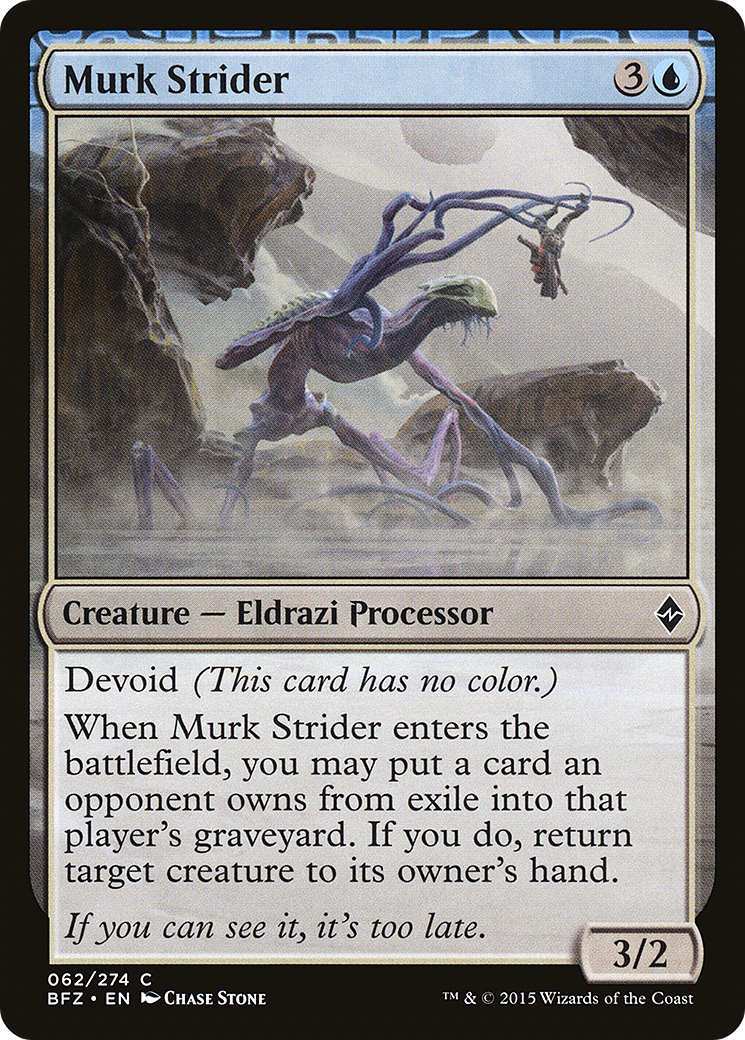 Murk Strider (BFZ-062) - Battle for Zendikar: (devoid) Foil