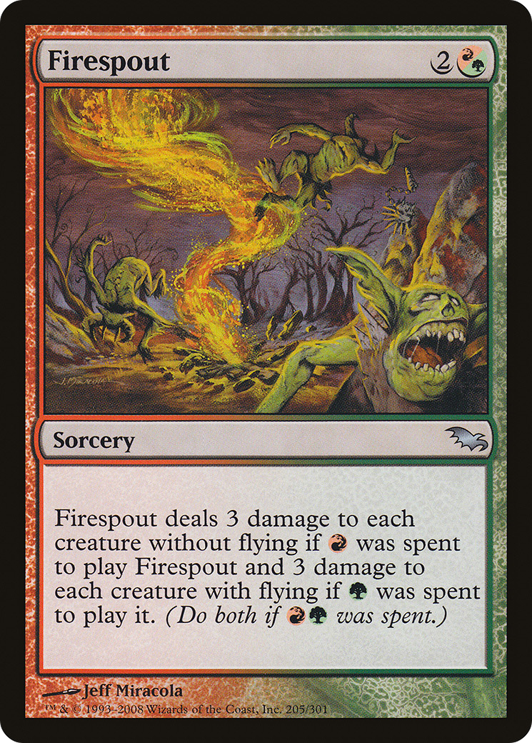 Firespout (SHM-205) - Shadowmoor Foil