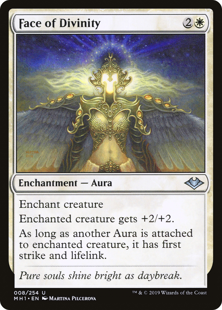 Face of Divinity (MH1-008) - Modern Horizons Foil