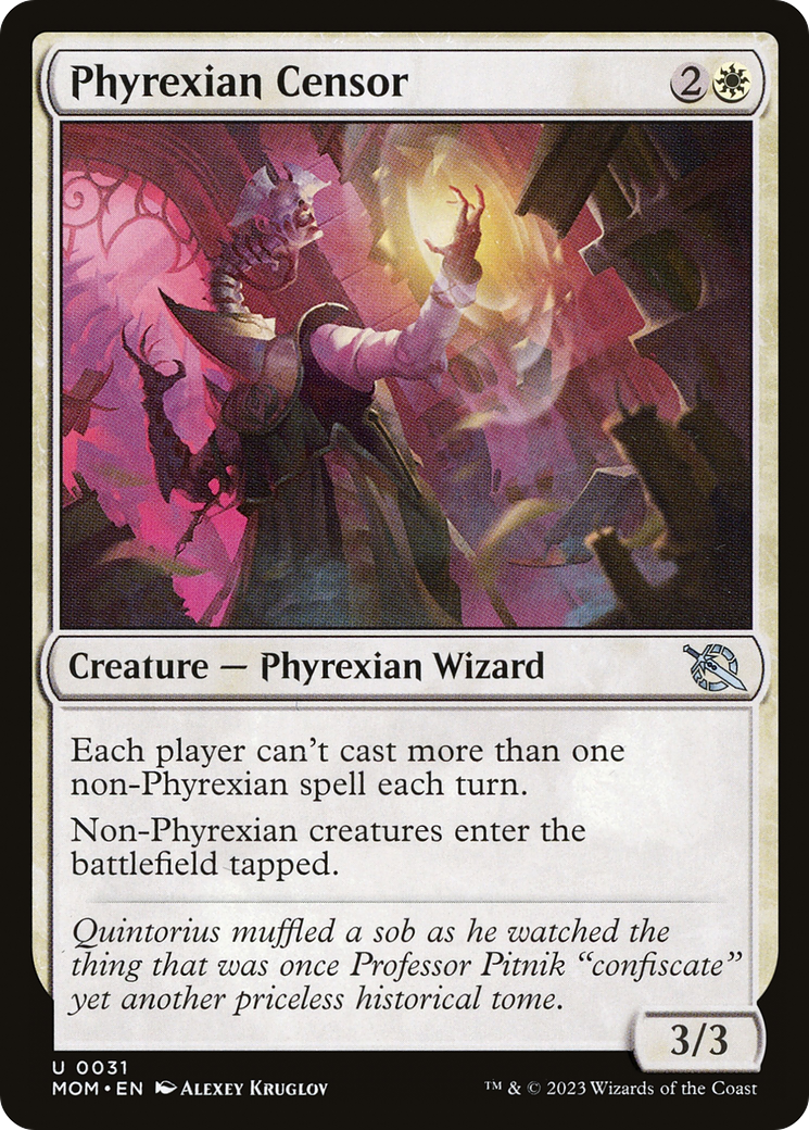 Phyrexian Censor (MOM-031) - March of the Machine Foil