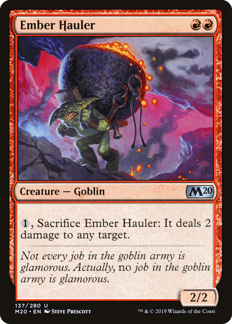 Ember Hauler (M20-137) - Core Set 2020 Foil