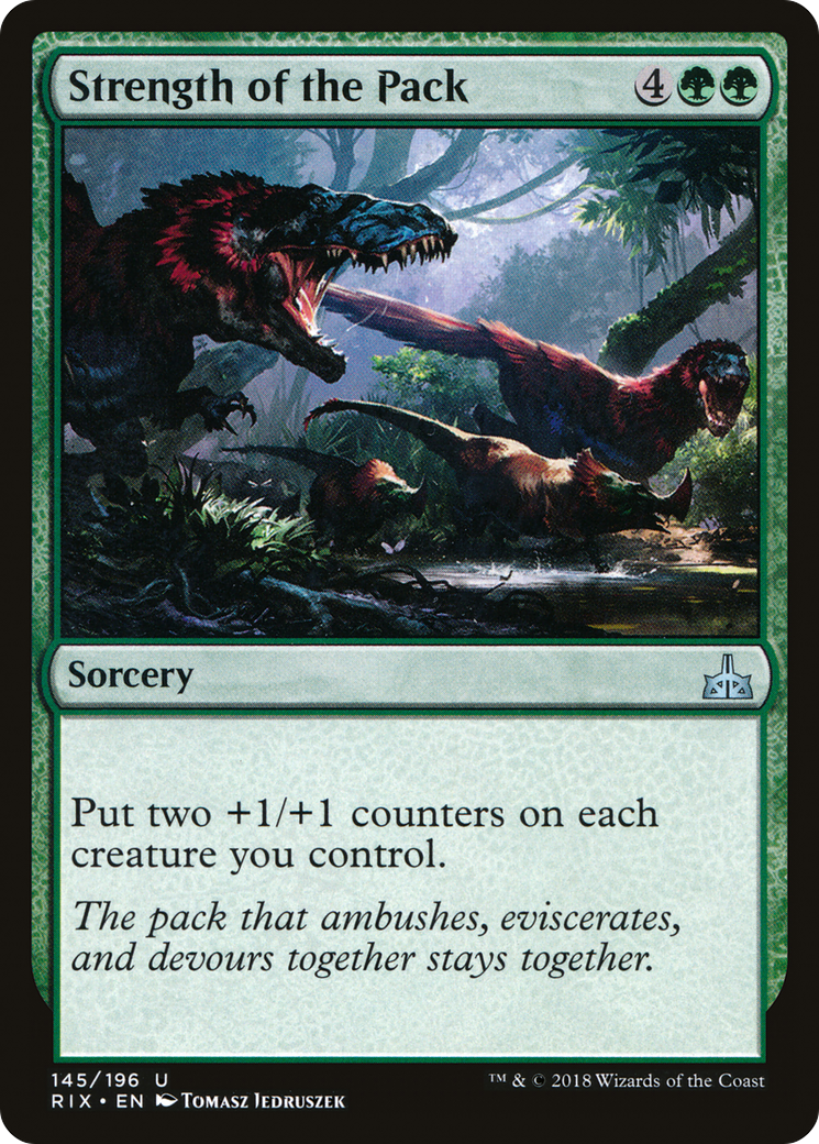 Strength of the Pack (RIX-145) - Rivals of Ixalan