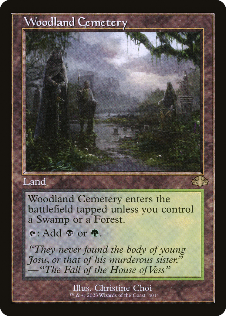 Woodland Cemetery (DMR-401) - Dominaria Remastered