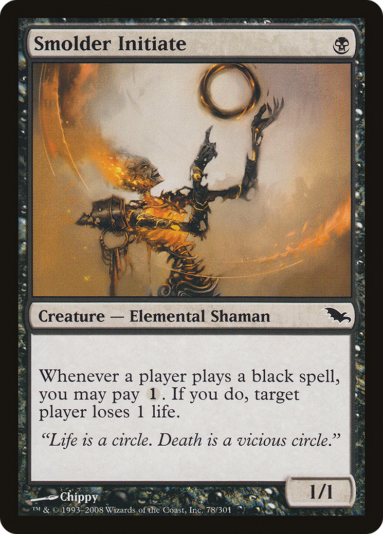 Smolder Initiate (SHM-078) - Shadowmoor