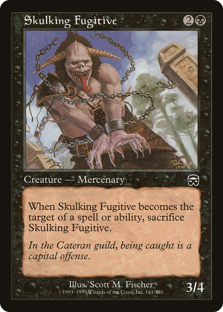 Skulking Fugitive (MMQ-161) - Mercadian Masques Foil