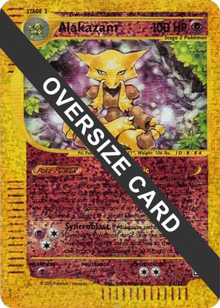 Alakazam 001/12  - Reverse Holofoil Jumbo Cards - Promo