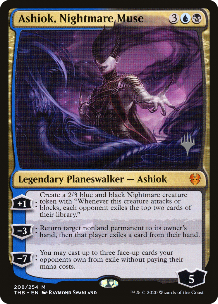 Ashiok, Nightmare Muse (PPTHB-208) - Theros Beyond Death Promos