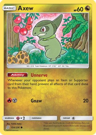 Axew 154/236  SM  Unified Minds - Common