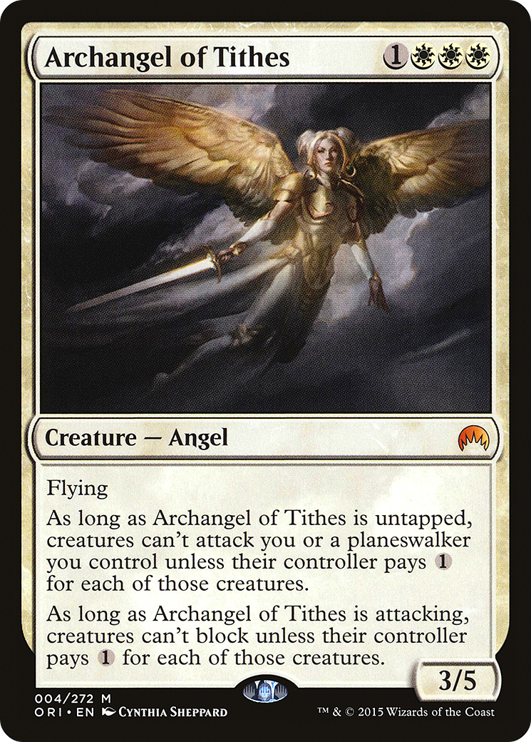 Archangel of Tithes (ORI-004) - Magic Origins Foil